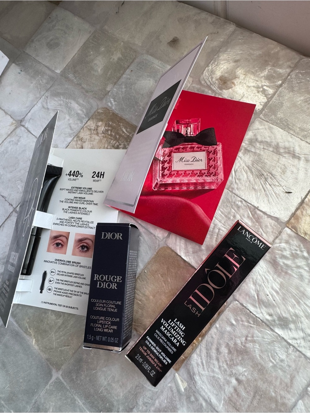 Dior Rouge Dior Lipstick mascara perfume sample